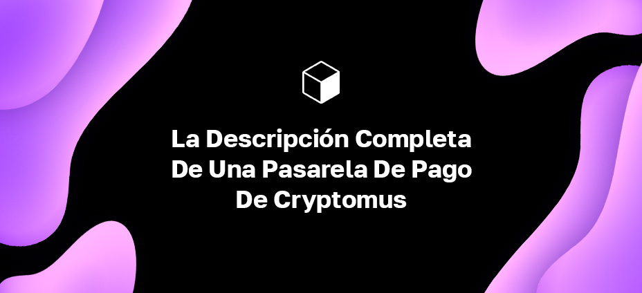 La Descripción Completa De Una Pasarela De Pago De Cryptomus