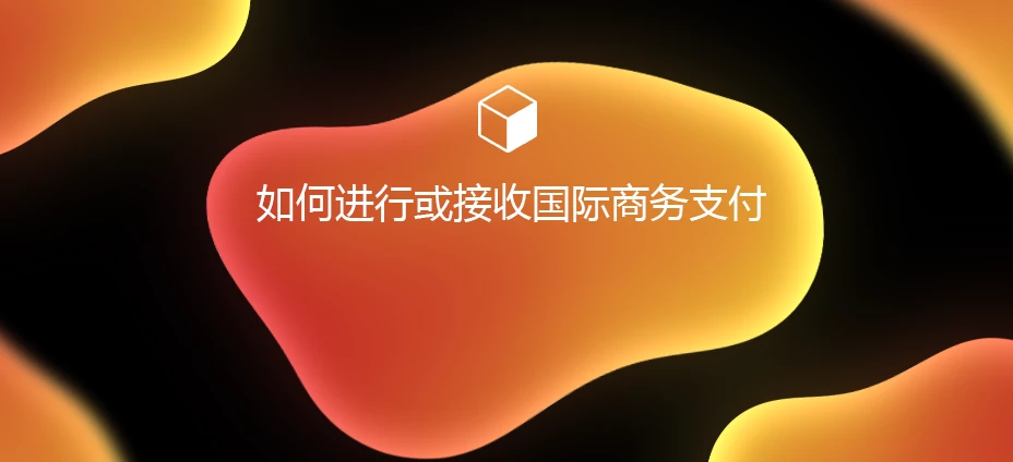 如何进行或接收国际商务支付