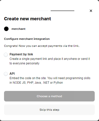 Configure Merchant Integration