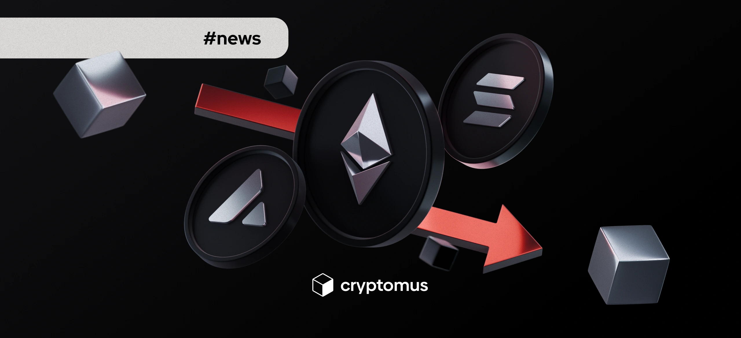 Spadki na rynku kryptowalut: ETH -4,7%, SOL -6%, AVAX -7,5%